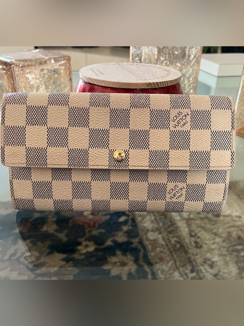 Louis Vuitton Damien Azur wallet
